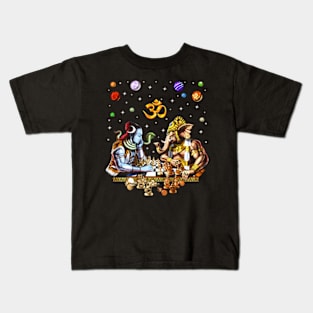 Space Shiva Nataraja Hindu Kids T-Shirt